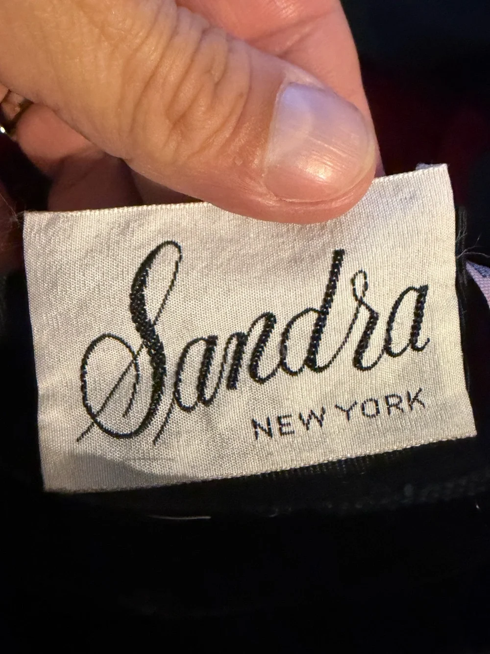Sandra New York Black Garment - Sandra New York Label